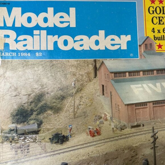 Model Railroader Magazine Back Issue u March 1984 Vol 51 No 3 Golden Hill Centra - Picture 2 of 11